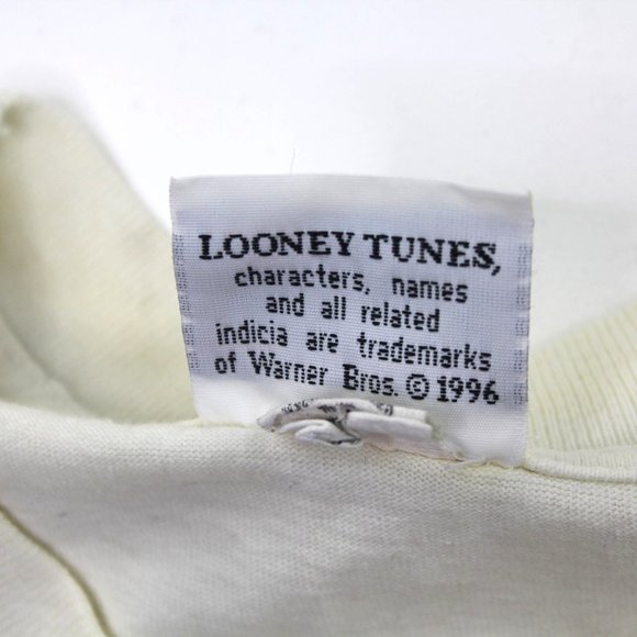 Tweety Vintage 1996 90s All Over Print Single Stitch Looney Tunes Shirt sz L - Picture 6 of 6